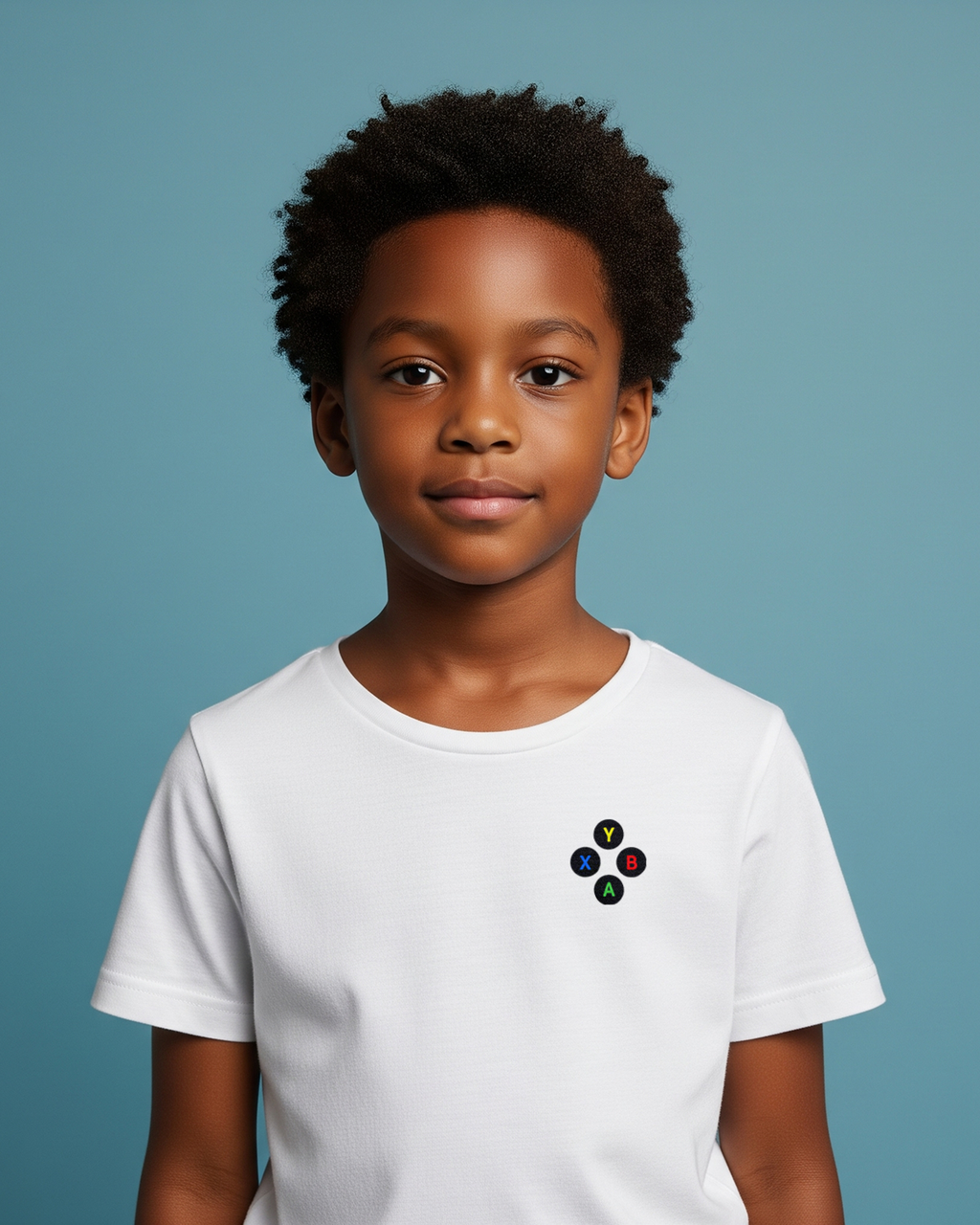 Gaming ABXY controller T-shirt